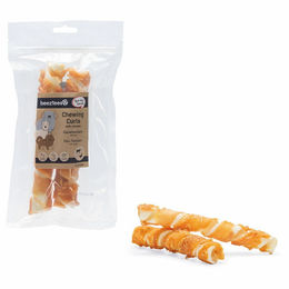Beeztees Rinderhaut Kau-Twister Huhn Hundesnack 18 cm 2 Stück - 6 x 2 Stk. – Bild 1 von 3