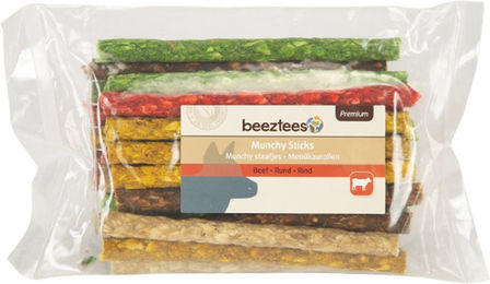 Beeztees Rinderhaut Salamirollen Mix Monoprotein Hundesnack 950 g - 100 x 950 g – Bild 1 von 6