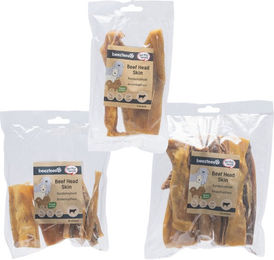 Beeztees Rinderkopfhaut Naturkauartikel für Hunde Adult Monoprotein 460 g – Bild 1 von 4