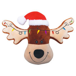 Beeztees Rudolph Weihnachtskuscheltier Plüschspielzeug für Hunde in Braun – Bild 1 von 3