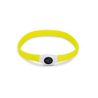 Produktbild von Beeztees Safety Gear Glowy Hundehalsband Gelb 65x2,5 cm