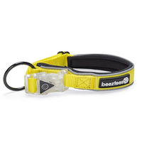 Produktbild von Beeztees Safety Gear Parinca Premium LED Hundehalsband aus Nylon gelb 30-35 x 2 cm
