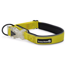 Beeztees Safety Gear Parinca Premium LED Hundehalsband aus Nylon in Gelb 45-50 x 2,5 cm – Bild 1 von 7