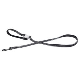 Beeztees Safety Gear Premium Hundeleine aus Nylon in Schwarz mit LED-Funktion und wasserabweisender Eigenschaft 150 x 2,5 cm - 150 cm – Bild 1 von 8