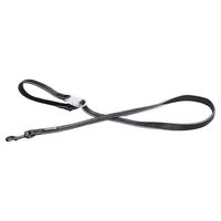 Produktbild von Beeztees Safety Gear Premium Hundeleine aus Nylon in Schwarz mit LED-Funktion und wasserabweisender Eigenschaft 150 x 2,5 cm - 150 cm