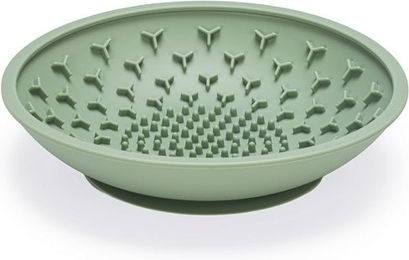 Beeztees Schleckmatte aus Silikon für Hunde in Grün – Bild 1 von 7