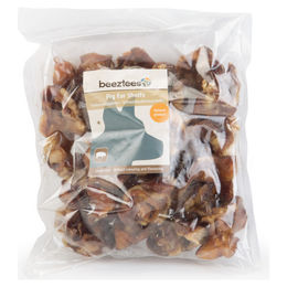 Produktbild von Beeztees Schweineohrmuscheln Monoprotein Naturkauartikel für Hunde 300 g - 300 g