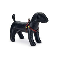 Produktbild von Beeztees Scribbles Hundegeschirr aus Nylon Schwarz 35-60 cm