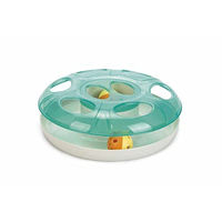 Produktbild von Beeztees Scudie Intelligenzspielzeug Katzentraining Rad grün aus Kunststoff 25x25x8 cm