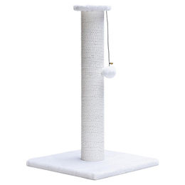 Beeztees Serpa Kratzsäule für Katzen Weiß 35x35x60 cm – Bild 1 von 11