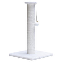 Produktbild von Beeztees Serpa Kratzsäule für Katzen Weiß 35x35x60 cm