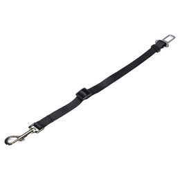 Produktbild von Beeztees Sicherheitsgurt Leine für Hunde Autosicherheitsgeschirr aus Nylon Schwarz Größe M - 70 cm