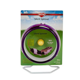 Beeztees Silent Spinner Laufrad für Nagetiere XS aus Kunststoff in Lila oder Bunt - 230 g – Bild 1 von 10