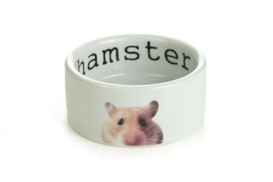 Beeztees Snapshot Keramik-Futternapf für Hamster in Weiß – Bild 1 von 2