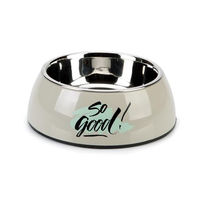 Produktbild von Beeztees So Good Hundenapf aus Kunststoff grau - 350 ml
