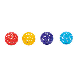 Produktbild von Beeztees Spielball aus Kunststoff für Hunde 2er Pack bunt