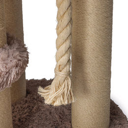 Produktbild von Beeztees Spielseil Natur für Katzen Kratzbaum Kaleo Taupe
