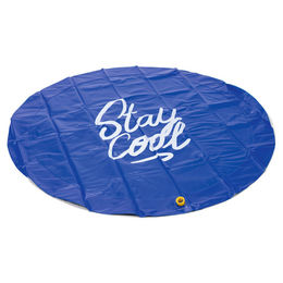 Beeztees Sprinklermatte Stay Cool Hundematte blau 130 x 130 x 5 cm – Bild 1 von 9
