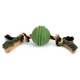 Beeztees Sumo Fit Ball Grün aus Naturkautschuk für Hunde Größe L – Bild 1 von 5