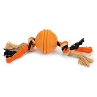 Produktbild von Beeztees Sumo Fit Ball L Hundespielzeug aus Gummi Orange 32 cm