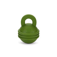 Produktbild von Beeztees Sumo Kettlebell Intelligenzspielzeug für Hunde aus Gummi Grün 16x12x12 cm