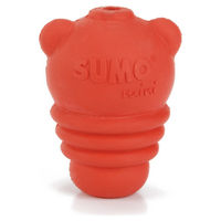 Produktbild von Beeztees Sumo Mini Intelligenzspielzeug für Welpen aus Gummi in Rot Größe S