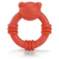 Produktbild von Beeztees Sumo Mini Team Hundespielzeug aus Gummi Rot für Welpen