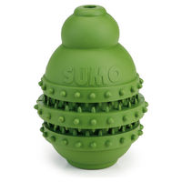 Produktbild von Beeztees Sumo Play Dental Kauspielzeug für Hunde aus Naturkautschuk Grün Größe M - 1 Stk.
