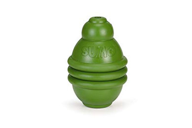 Beeztees Sumo Play Intelligenzspielzeug für Hunde aus Gummi Grün Größe L – Bild 1 von 8