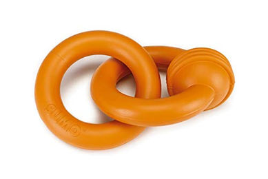 Beeztees Sumo Team Hundespielzeug aus Gummi orange – Bild 1 von 10