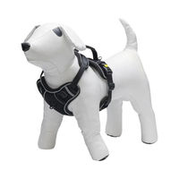 Produktbild von Beeztees Supreme Y Hundegeschirr Parinca Schwarz aus Nylon 40-61 cm