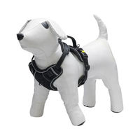 Produktbild von Beeztees Supreme Y Hundegeschirr Parinca Schwarz aus Nylon 60-81 cm