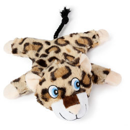 Produktbild von Beeztees Taki Safari Plüschspielzeug für Hunde und Katzen mit Squeaker, Braun, 18cm