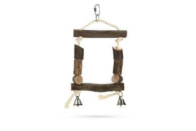 Produktbild von Beeztees Tomi Vogelschaukel aus Holz in Braun 31 cm