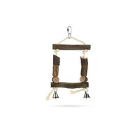 Produktbild von Beeztees Tomi Vogelschaukel aus Holz in Braun 31 cm