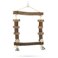 Produktbild von Beeztees Tomi Vogelschaukel aus Holz in Braun 45 cm