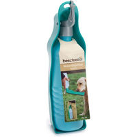 Produktbild von Beeztees Tragbare Hundetrickflasche mit Gürtel Blau 750ml aus Kunststoff - 750 ml