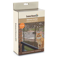Produktbild von Beeztees Transparentes Katzennetz aus Nylon für den Balkon 6 x 3 m