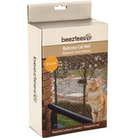 Produktbild von Beeztees Transparentes Katzennetz aus Nylon für den Balkon 8 x 3 m - 8 m