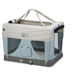 Beeztees Travel Time Hundebox aus Nylon in Blau 91 x 63 x 63 cm – Bild 1 von 2