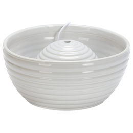 Beeztees Trinkbrunnen Jaap für Katzen aus Keramik weiß 1,5 l - 1,5 l – Bild 1 von 4