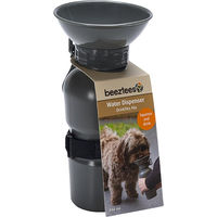 Produktbild von Beeztees Trinkflasche Nia Wassernapf aus Kunststoff Grau 550 ml - 550 ml