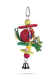 Produktbild von Beeztees Trinox Holz Vogelspielzeug Bunt 22 cm
