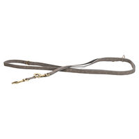 Produktbild von Beeztees Verstellbare Hundeleine Balacron Ax aus Kunstleder Grau 300 cm