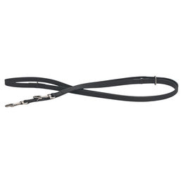 Produktbild von Beeztees Verstellbare Hundeleine Balacron Ax aus Kunstleder Schwarz - 300 cm