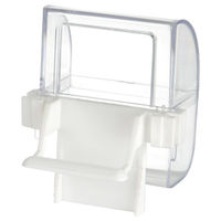 Produktbild von Beeztees Vogel Futter- und Wassernapf Set aus Kunststoff in Transparent/Weiß