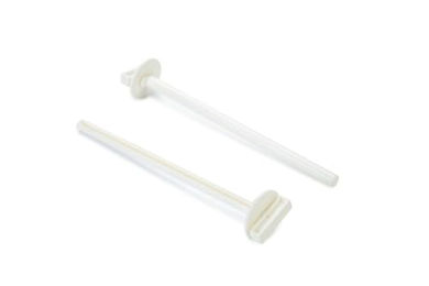 Produktbild von Beeztees Vogel Sitzstange mit Halter aus Kunststoff weiß 2er Pack 22 cm