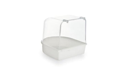 Produktbild von Beeztees Vogelbad aus Kunststoff in Weiß