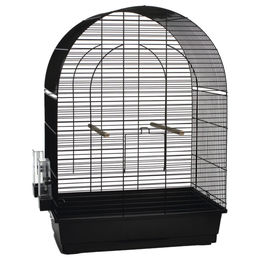 Beeztees Vogelkäfig Big Lucie für Vögel Schwarz 54x34x75 cm aus Metall – Bild 1 von 3