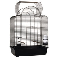 Produktbild von Beeztees Vogelkäfig Big Sonia Open für Vögel Schwarz Metall 54 x 34 x 74 cm
